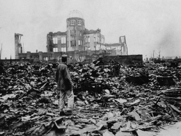 Efek ledakan di Hiroshima (Sumber: Time.com)
