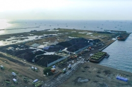 Pembangunan pelabuhan Marunda (dok.kompas.com)