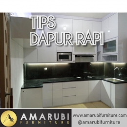 cara agar dapur rapi dan bersih | source : https://www.marubifurniture.com