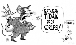 Karikatur pada koran Solopos (Foto: solopos.com)