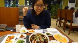 Menikmati Ganjang Gejang di Restoran Korea/dokpri