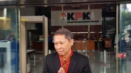 Mantan Dirut Pelindo II saat diperiksa KPK, 23/01/2020 (wartakota.tribunnews.com).