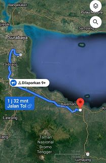 Google Maps, tangkapan layar