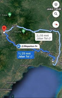Google Maps, tangkapan layar