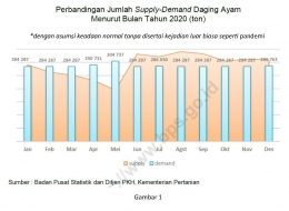 asumsi produksi dan permintaan daging ayam dalam kondisi normal | gardaindonesia.id