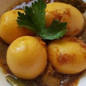 Semur telur bulat/selerarasa.com