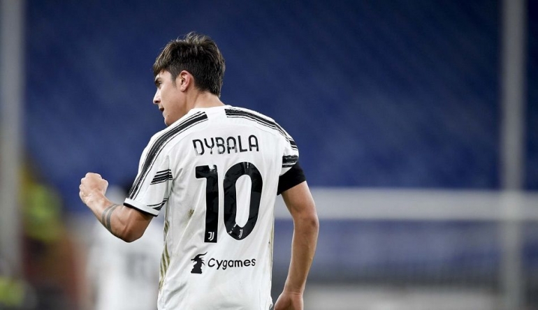 Dybala yang membuat gol pembuka dalam laga tandang di markas Genoa | Sumber: Juventus.com