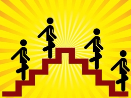 Deskripsi : naik turun tangga dapat membakar kalori dan memperbanyak jumlah langkah I Sumber foto : tuku - pixabay