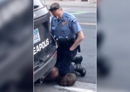 Insiden tewasnya George Floyd saat ditahan polisi di Minneapolis, Minnesota, Amerika Serikat, Jumat (29/5/2020). Sumber foto: BBCNews.com