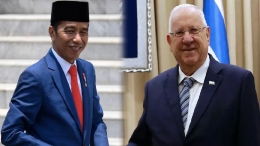 Presiden Jokowi dan Presiden Reuven Rivlin. Sumber Foto : BBC.com