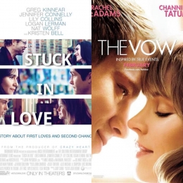 Poster film Stuck In Love (kiri) dan The Vow (kanan), Sumber: kolase Dok. pribadi - allposters.com