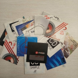 Dokpri: Beberapa contoh kiriman CD Sample dari Label Musik di Kantor