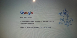 Document Pribadi: Google dan Gmail Error