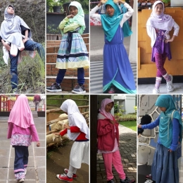 Kindly Hijab -hijaber kids fav. jaket bulu (Dokpri)