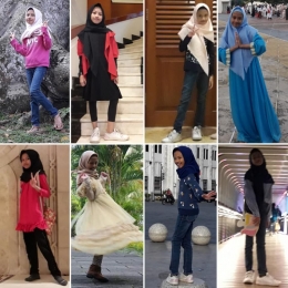 Kindly Hijab -hijaber kids fav. sepatu kets putih (Dokpri)