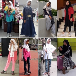 Kindly Hijab -hijaber kids fav. gamis motif bunga (Dokpri)