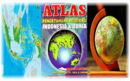 Peta, Atlas, dan Globe. Sumber gambar: Santos Blog