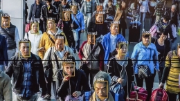 Ilustrasi teknologi facial recognition berbasis Artificial Intelligece (AI) yang dikembangkan oleh otoritas Cina. | Credit: WashingtonPost.com