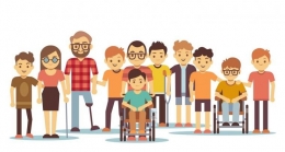 Ilustrasi Penyandang Disabilitas (Sumber: Shutterstock)