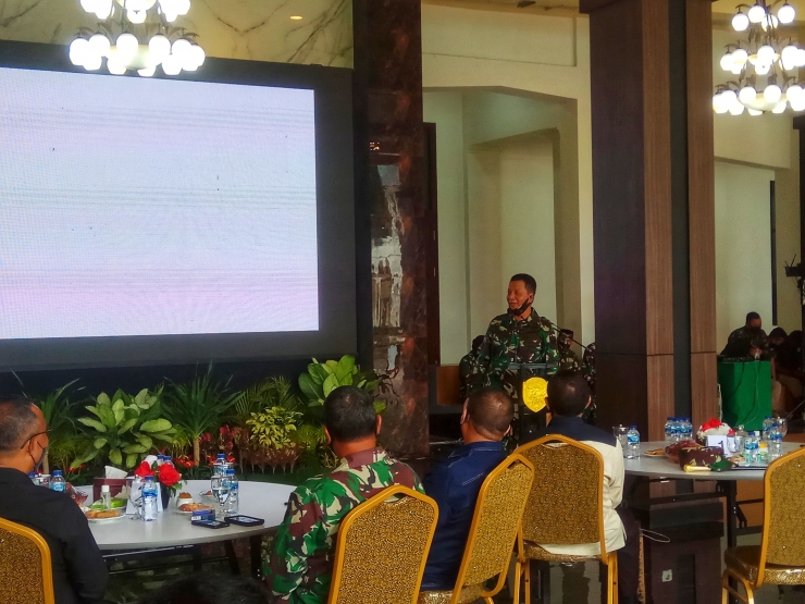 Silaturahmi antara TNI dengan insan pers di Makodam IM, Dok Pribadi 