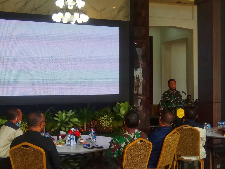 Silaturahmi antara TNI dengan insan pers di Makodam IM, Dok Pribadi