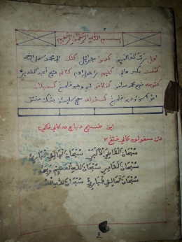 Penisbatan nama Syekh Muhammad Samman dalam sebuah Manuskrip, dokpri 