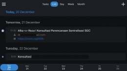 Dokumentasi Pribadi: Tangkap Layar Calendars: Planner & Reminders, Readdle Inc. 