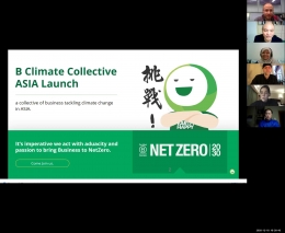 B Climate Collective ASIA dilucurkan! | dokpri