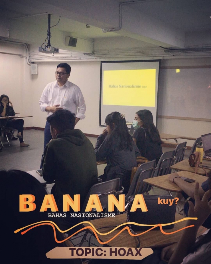 Banana Bersama Mahasiswa/i UPH sumber foto: Dokumentasi dari BEM UPH