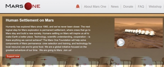 Mars One | sumber: http://www.mars-one.com/