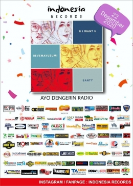 Flayer lagu N I Want U dari Revemayuzumi feat Santy rilis di 76 stasiun radio di Hari Ibu. (Dok. Istimewa)