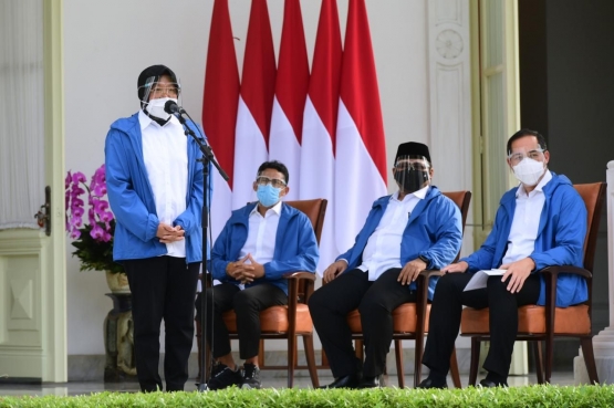 Risma, Menteri Sosial yang akan membuat Anies Baswedan tidakn nyaman (foto: Setpres).