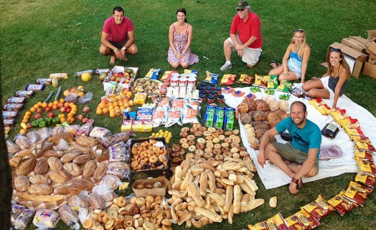Makanan sisa yang masih layak dimakan - Rob Greenfield via viveracores.com