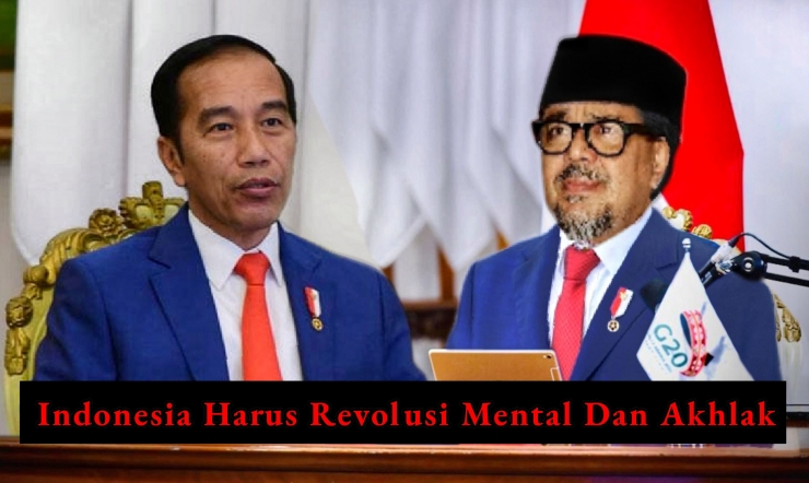 Presiden Jokowi (sebelah kiri) dan Habib Rizieq (sebelah kanan) dalam ilustrasi. Foto diolah pribadi dari grid.id