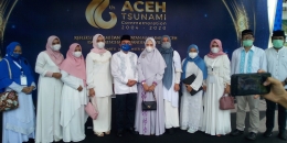 Kadisbudpar Aceh beserta Staf disesi Terakhir Peringatan 16 Tahun Tsunami Aceh (doc Pribadi/Istimewa)