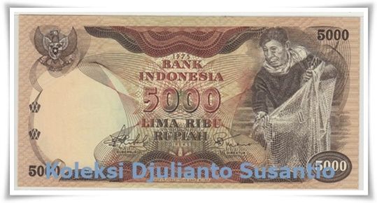 Salah satu uang kertas yang ditarik oleh BI pada 28 Desember 2020 (Dokpri)