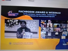 Penganugerahan Fachrodin Award (Dokpri, screenhot)