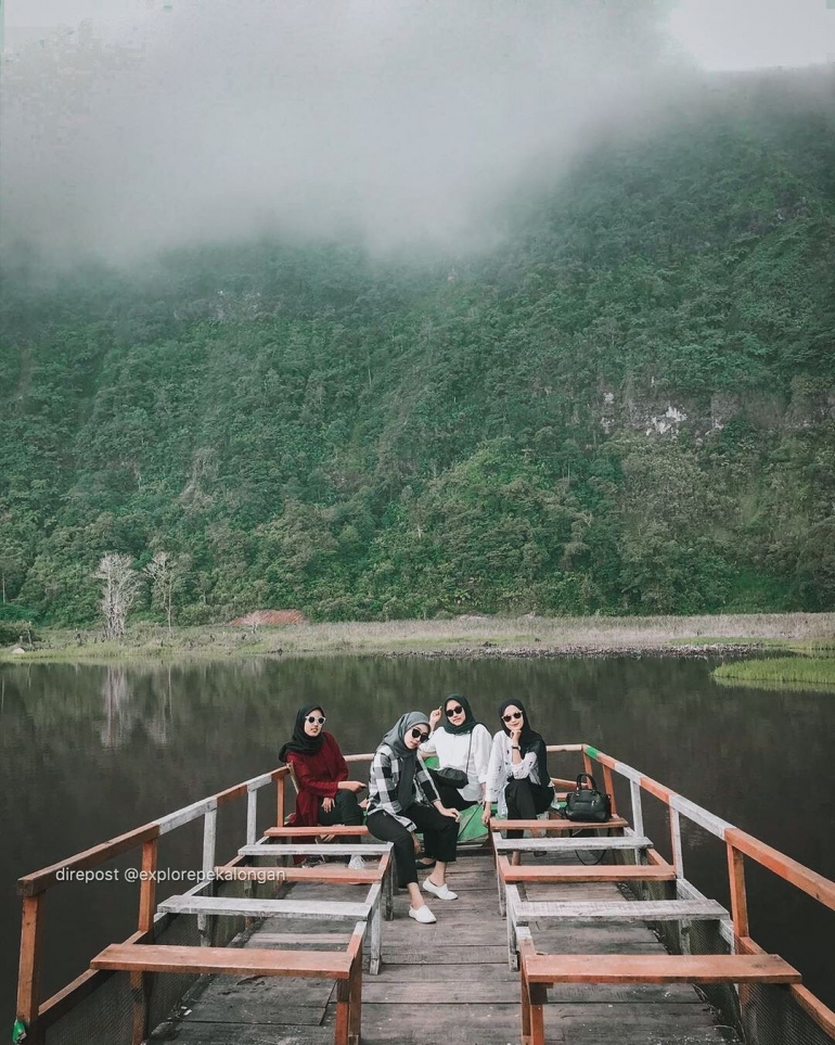 foto Telaga Mangunan sumber instagram.comexplorepekalongan