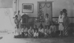 Ilustrasi Perayaan Natal Zaman Hindia Belanda (Koleksi Tropen Museum )