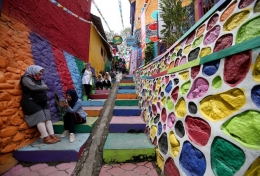 Kampung instagramable warna warni kota Malang yang Unik, Ngepop dan viral (kompas.com)