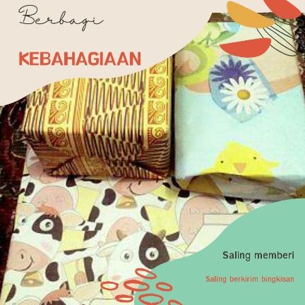 Berbagi kado itu menyenangkan (dokpri)