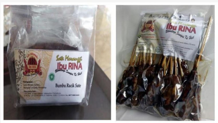 Produk Sate maranggi Frozen (Sumber: Dokpri)