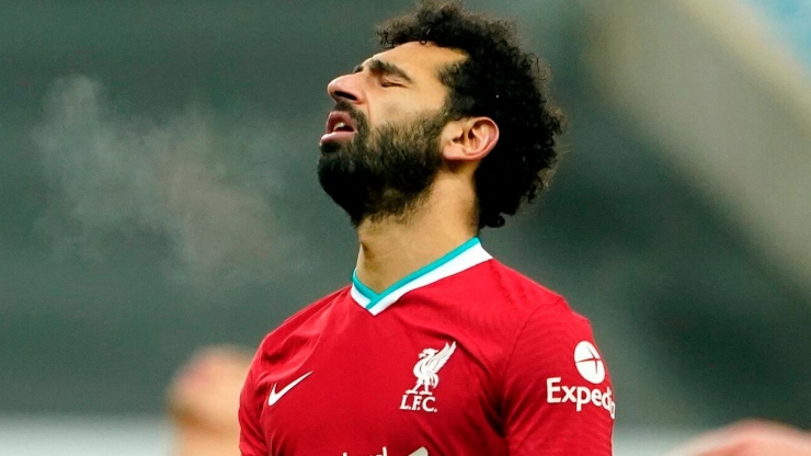 Mohamed Salah gagal mencetak gol ke gawang Newcastle United (Foto Skysports.com) 