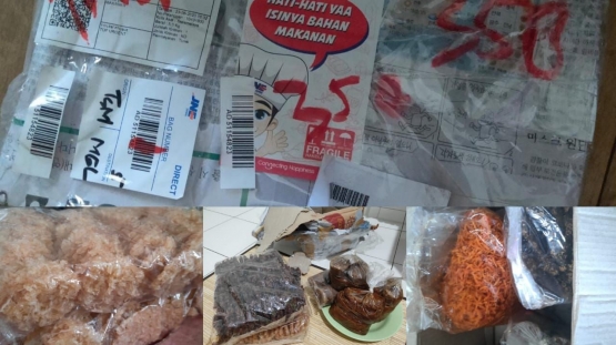 dokpri | beberapa bukti paket dari nenek