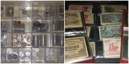 Koleksi uang logam dan uang kertas (Dokpri)