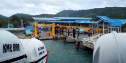 Kapal Ferry KMP BRR menjelang Berlabuh di Balohan Sabang (doc Pribadi/Istimewa)