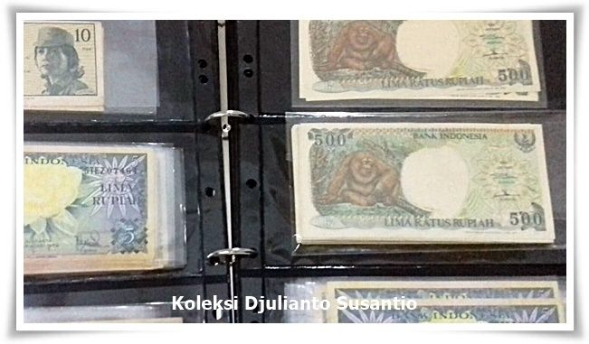 Koleksi pribadi yang berlebih. Kalau laku Rp100.000 selembar lumayan nih (Dokpri)