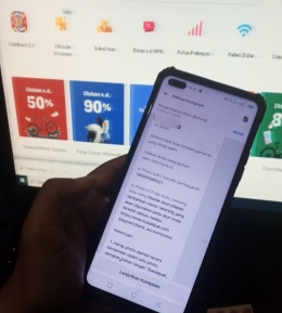 Deskripsi : e-commerce melakukan refund uang transaksi ketika terindikasi penipuan I Sumber Foto : dokpri