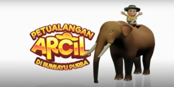 Film animasi arkeologi Petualangan Arcil di Bumiayu Purba. Sumber: tangkapan layar Youtube Balai Arkeologi DIY