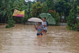 njir di Kecamatan Sidareja, Kabupaten Cilacap, Jawa Tengah, Selasa (17/11/2020).(DOK BPBD CILACAP)